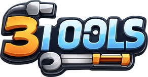 3 tools উষ্ণ বাদামি লোগো